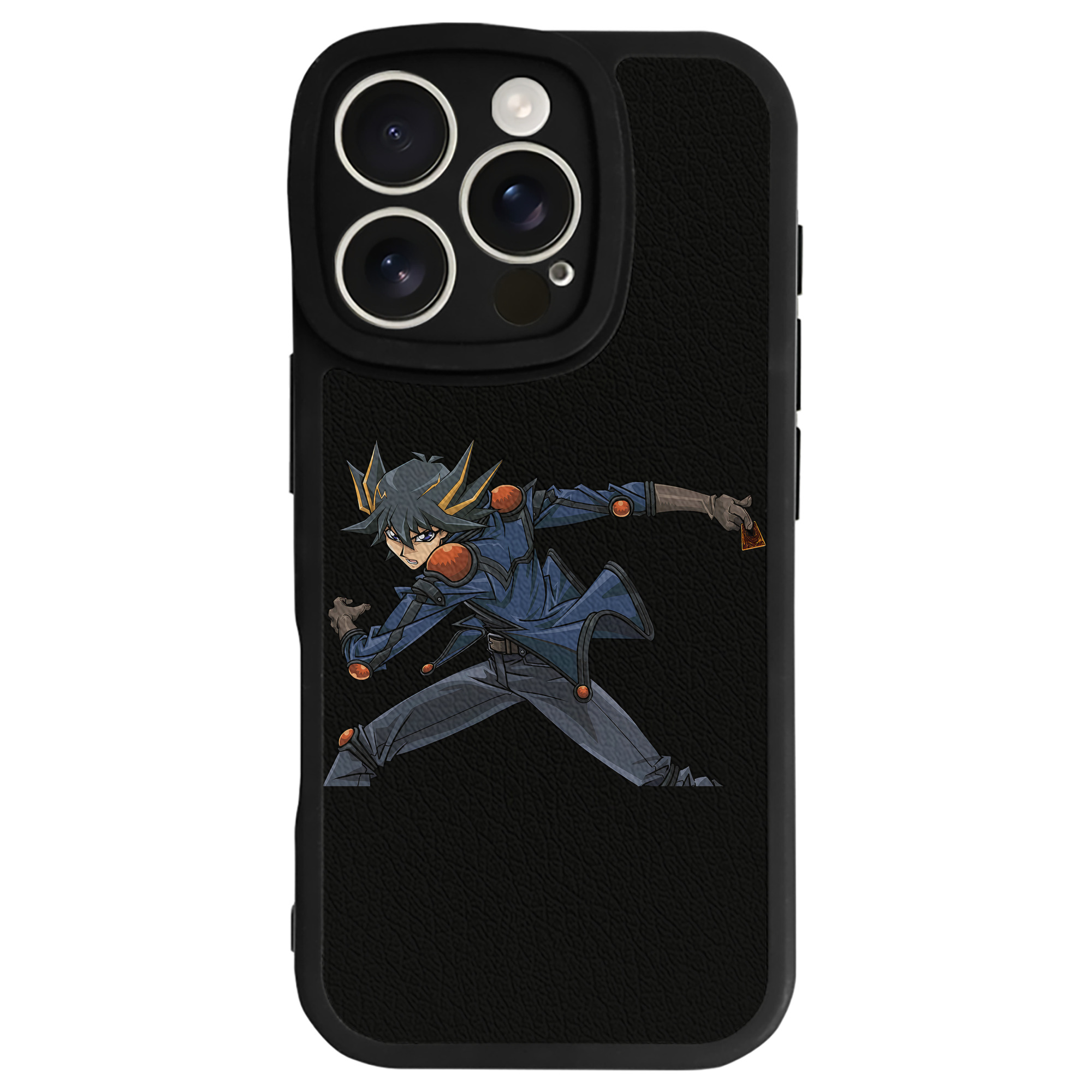 （画像用） 遊☆戯☆王 Yu-Gi-Oh! 【iPhone 16シリーズ対応】シリコンスマホケース（レザー調） 材質：シリコン
